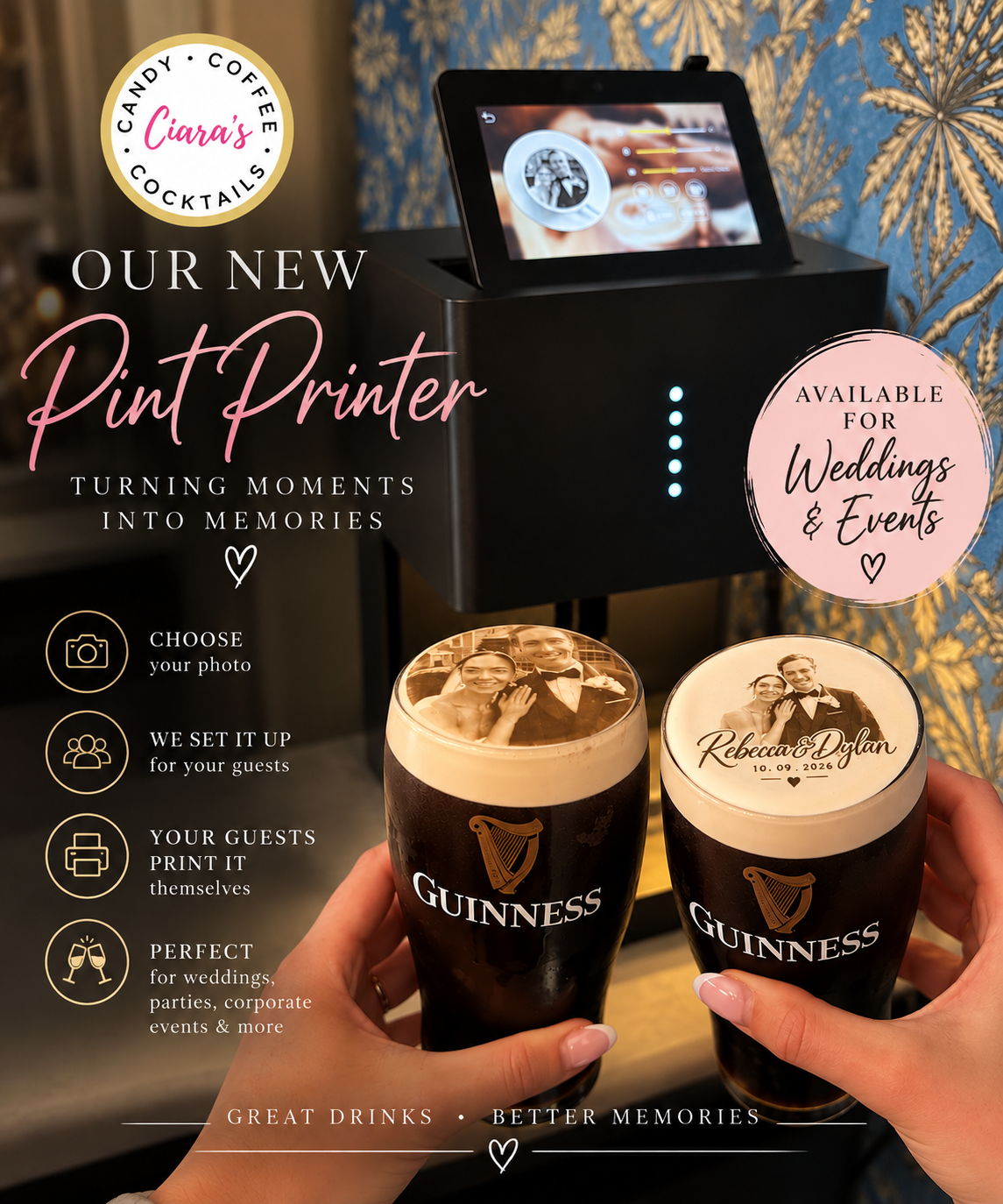 Personalised Drink Printing